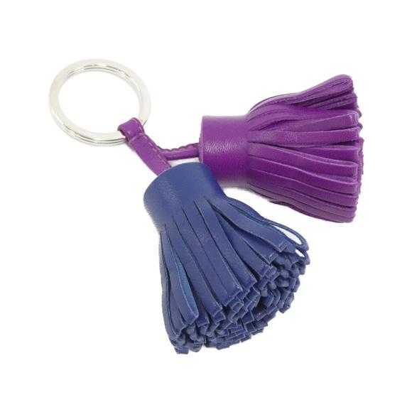 HERMES Blue Keyring - Picture 1 of 5
